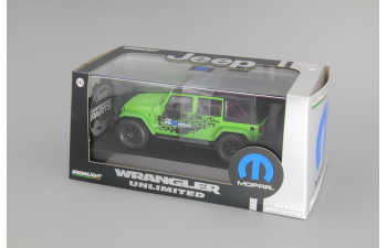 JEEP Wrangler 4x4 Unlimited MOPAR Edition The Immortal Tribute 5-дв.(Soft Top) (2014), green