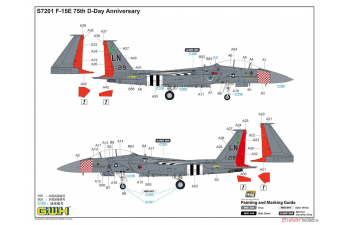 Сборная модель Самолет F-15E 75th D-Day Anniversary