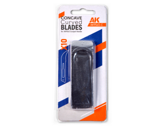 Вогнутые лезвия для AK9545 (10 шт.) / Concave Curved Blades For AK9545 (10 Units)