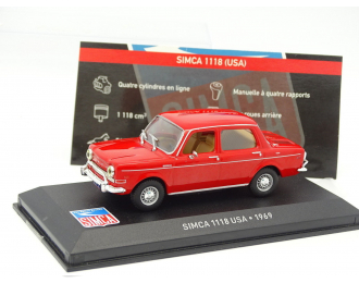 SIMCA 1118 USA (1969), red