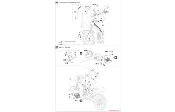 Сборная модель Honda XLR BAJA (MD22) (1991)