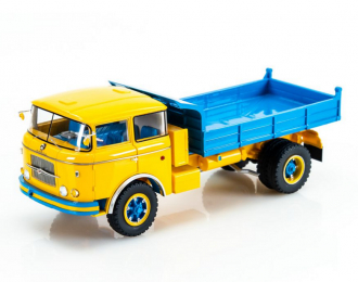 SKODA 706 RTS1 TRUCK 1961, yellow / blue