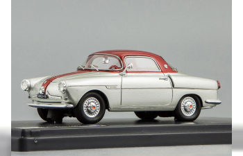 FIAT 600 Viotti Coupe (1959), silver / red