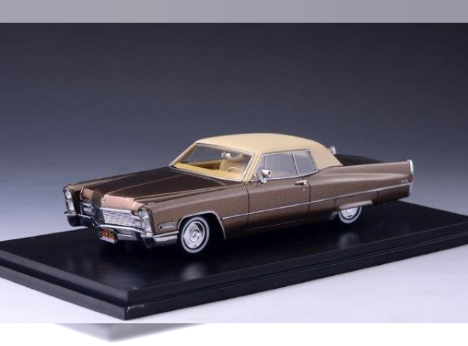 CADILLAC Coupe DeVille 1968 Chestnut Brown Poly