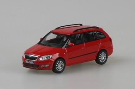 SKODA Fabia II Combi (facelift 2010), red corrida uni