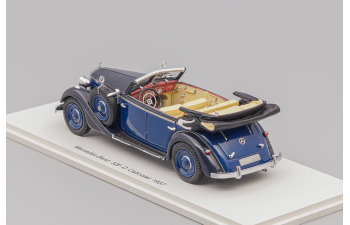 (Б/У) MERCEDES-BENZ 320 D Cabriolet (1937), dark blue / black