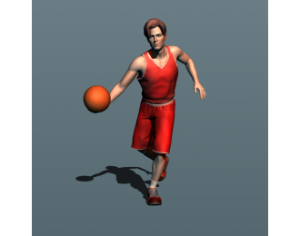 Фигурка Баскетболист, окрашенная