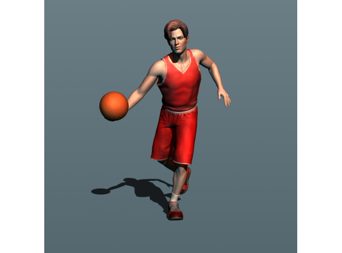 Фигурка Баскетболист, окрашенная