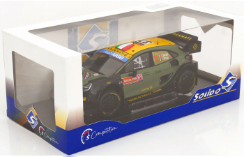 FORD Puma Rally1 Team Ford World Rally M-sport №7 Rally New Zealand (2022) Lorenzo Bertelli - Lorenzo Granai, Green Black