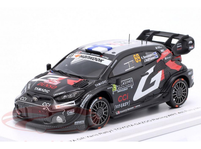 TOYOTA GR Yaris Rally1 №69 4th Rally Monte Carlo Kalle Rovanperä, Jonne Halttunen (2025)