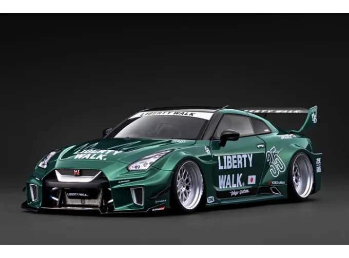 NISSAN 35GT-RR LB-Silhouette WORKS GT, green metallic