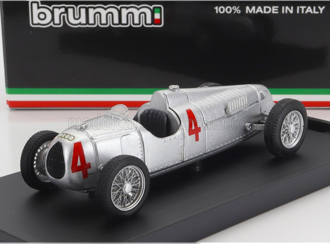 AUTO UNION F1 Tipo C N4 World Champion Nurburgring Gp (1936) Bernd Rosemayer, Silver