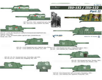 Декаль для ISU-152/ ISU-122 Part II