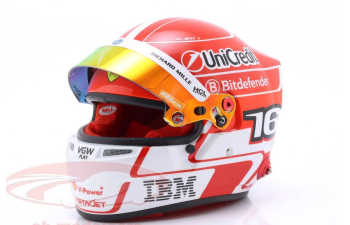 MINI HELMET Ferrari SF-25 №16 Scuderia Ferrari Formula 1 Charles Leclerc (2025)