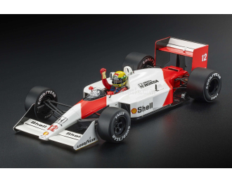 McLAREN F1 MP4/4 World Champion Winner Canada GP (with pilot figure) Ayrton Senna (1988)
