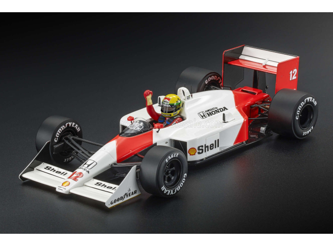 McLAREN F1 MP4/4 World Champion Winner Canada GP (with pilot figure) Ayrton Senna (1988)
