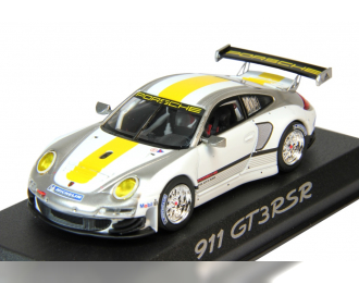 PORSCHE 911 (997) GT3 RSR Presentation car (2012), white grey yellow