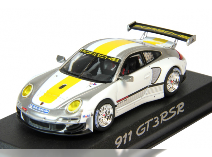 PORSCHE 911 (997) GT3 RSR Presentation car (2012), white grey yellow