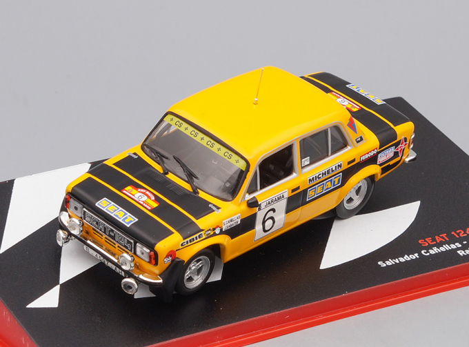 SEAT 124 FL 1800 Salvador Canellas - Jordi Sabater Rally RACE (1977), yellow