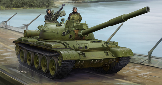 Сборная модель Танк Т-62 мод.1975(мод.1972+КТД2)
