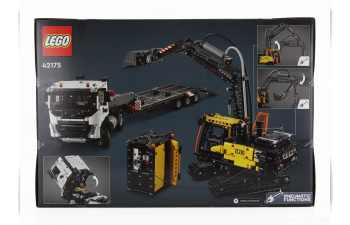 VOLVO Lego Technic - Fmx 540 Truck Pianale Trasporto Ec230e Escavatore - Electirc Excavator (2021), White