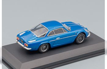 RENAULT Alpine A110 1969 - Black Wheels - Con Vetrina - With Showcase, Blue Met