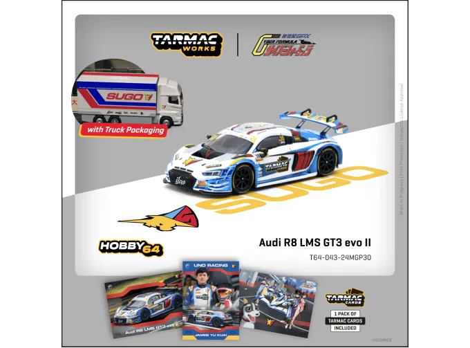 AUDI R8 LMS GT3 EVO II №30 Fia GT World Cup, Macau GT Cup  J.Yu (2024)