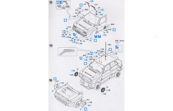 Сборная модель LANCIA Delta Hf Integrale Martini №3 Rally Tour De Corse 1992 D.auriol - B.occelli - N 7 Rally Tour De Corse Bugalski - Giraudet