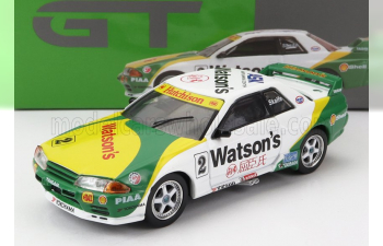 NISSAN Skyline Gt-r (r32) Gr.2 Team Watson's №2 Rhd Macau Gp (1991) A.Skaife, White Green Yellow