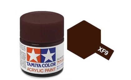 Краска акриловая глянцевый коричневый X-9 Brown,10 мл.