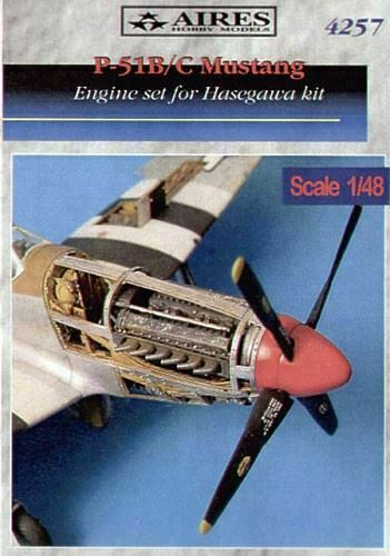 Набор дополнений P-51B/C Mustang engine set