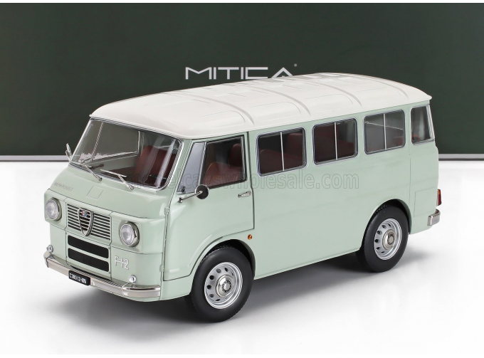 ALFA ROMEO F-12 Minibus 1-series (1967), Very Light Green Ivory - Acqua Di Fonte