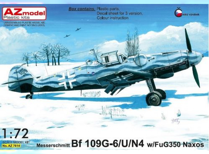 Сборная модель Самолет Messerschmitt Bf 109G-6/U4/N