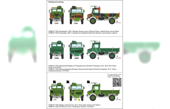 Сборная модель Unimog U1300L 4x4 military 2t truck