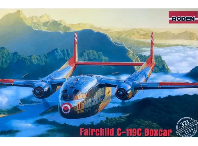 Сборная модель Самолет Fairchild C-119G Boxcar