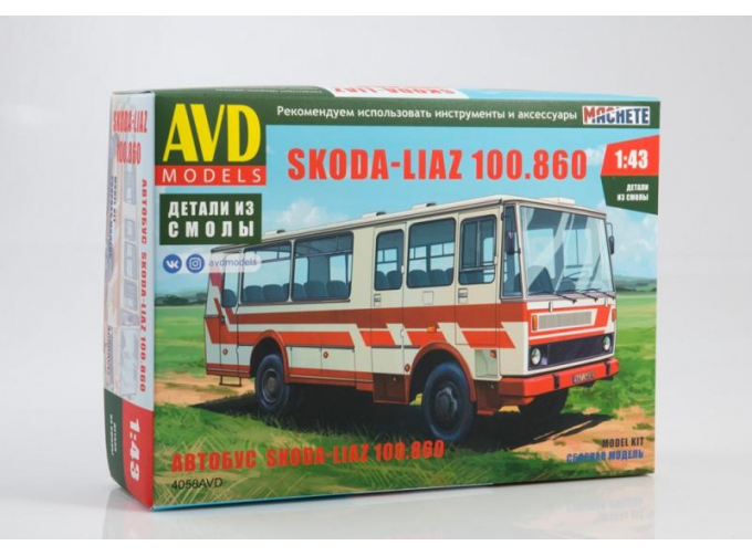 Сборная модель Автобус Skoda-Liaz 100.860