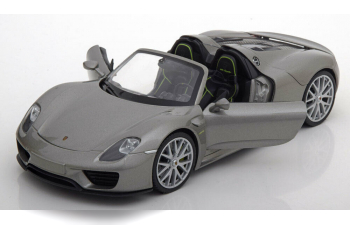 Porsche 918 Spyder Convertible 2015 серый