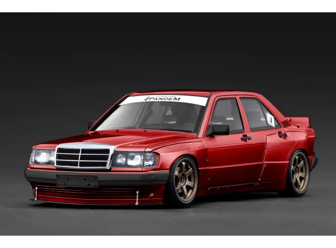 MERCEDES-BENZ 190 PANDEM, red metallic