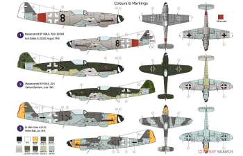 Сборная модель Bf 109K-6 "Late"