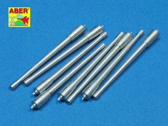 Set of 8 pcs 380mm long barrels for ships Richeulieu, Jean Bart
