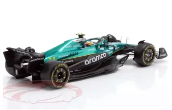 ASTON MARTIN  AMR 25 №14 Formula 1 Fernando Alonso with helmet (2025), black/silver/turquoise