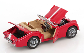 TRIUMPH TR3A, red white