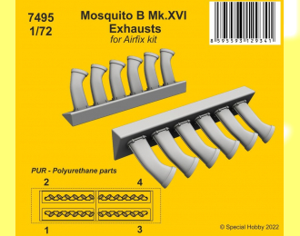 Mosquito B Mk.XVI Exhausts