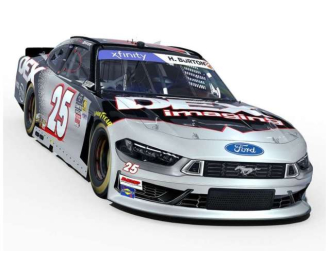 Ford Mustang #25 Harrison Burton *Dex Imaging*, silver/black/red 2025