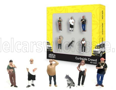 Фигурки Curbside Crowd/толпа у обочины, 6шт