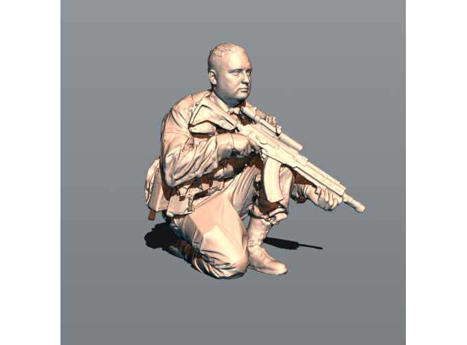 Фигура Позывной ЗЕД (масштаб 1:24, окрашенная)