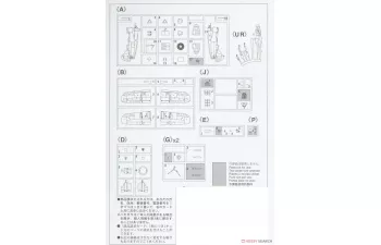 Сборная модель B-239 Buffalo & Messerschmitt BF109G-6 Juutilainen w/Figure