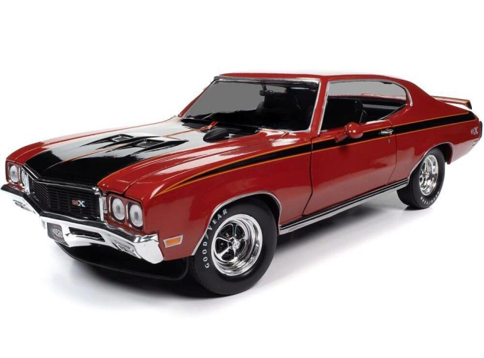 BUICK GSX (1972), red black
