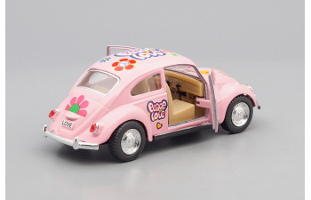 VOLKSWAGEN Classical Beetle Peace and Love (1967), pink