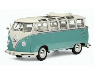 VOLKSWAGEN T1 Samba (1962), white/turquoise